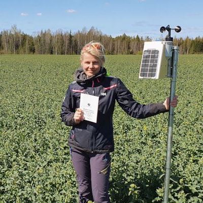 Põlluilmajaam FieldSense Lõuna-Eestis 2020